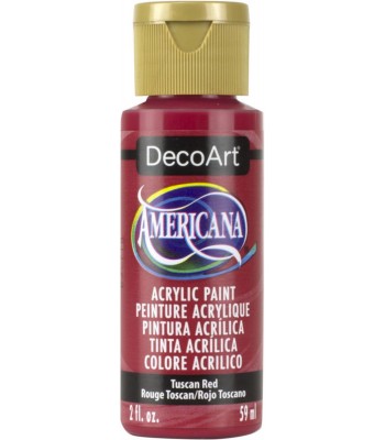 Americana Acrylic Paint - Tuscan Red 2oz